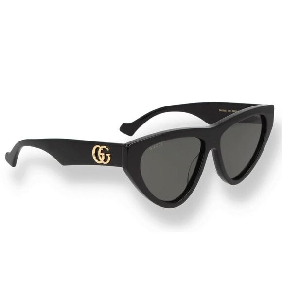 NEW Gucci Sunglasses GG1333S 001 Black Grey Women Authentic - Picture 3 of 9